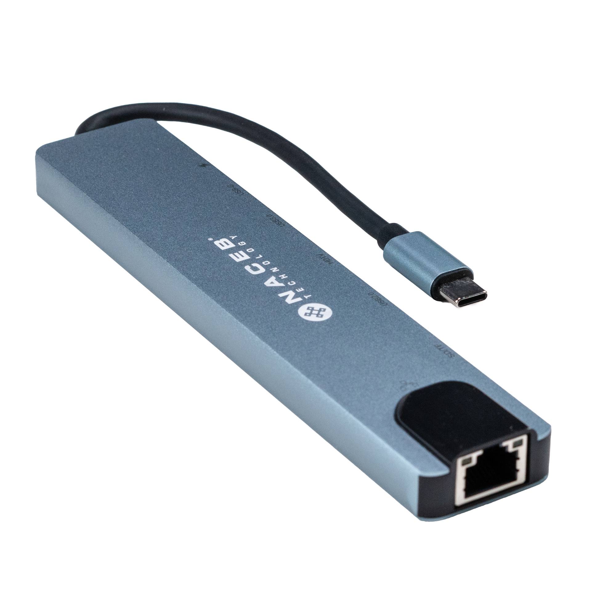 Adaptador Hub Tipo C Naceb 8 EN 1 NA-0128 - Adaptador Hub Tipo C Naceb 8 EN 1 NA-0128 -